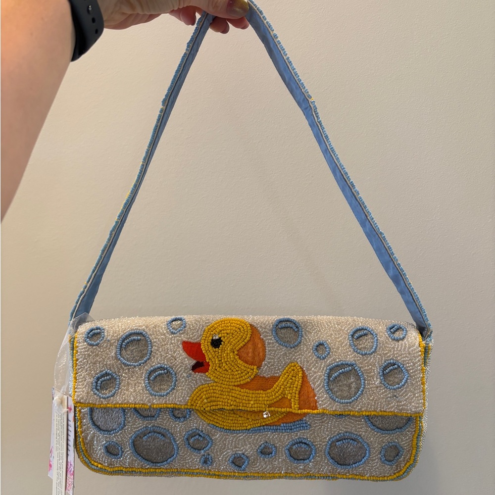 Made in India Duck Beaded Shoulder Bag